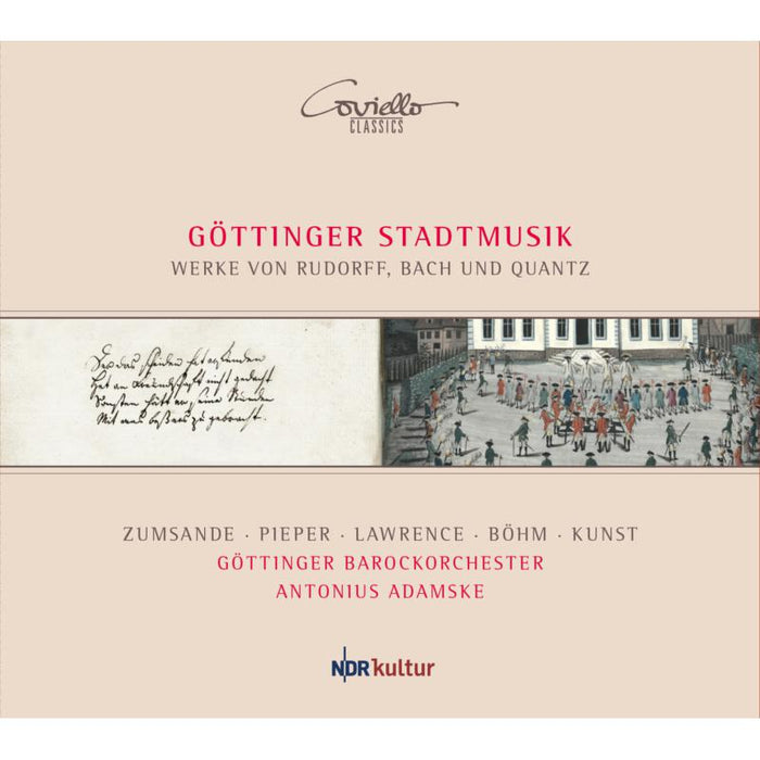 Gottinger Barockorchester; Antonius Adamske - Gottinger Stadtmusik: Works By Rudorff, Bach & Quantz - COV91911