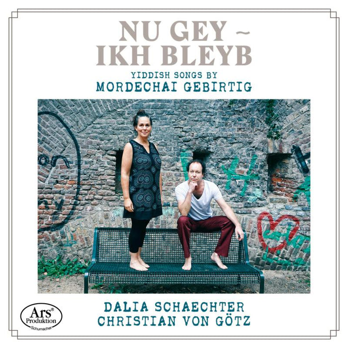 Dalia Schaechter/ Christian Von Gotz - Yiddish Songs By Mordechai Gebirtig - ARS38578