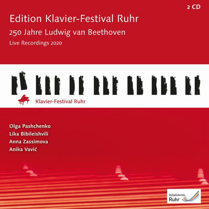 Olga Pashchenko, Lika Bibileishvili, Anika Vavic & Anna Zassimova - Edition Klavier-Festival Ruhr Vol. 39: 250 Years Ludwig Van Beethoven (2CD) - AVI8553327