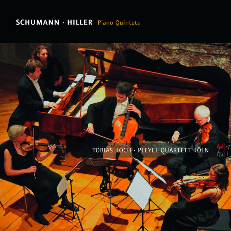 Tobias Koch - Schumann, Hiller: Piano Quintets - AVI8553337