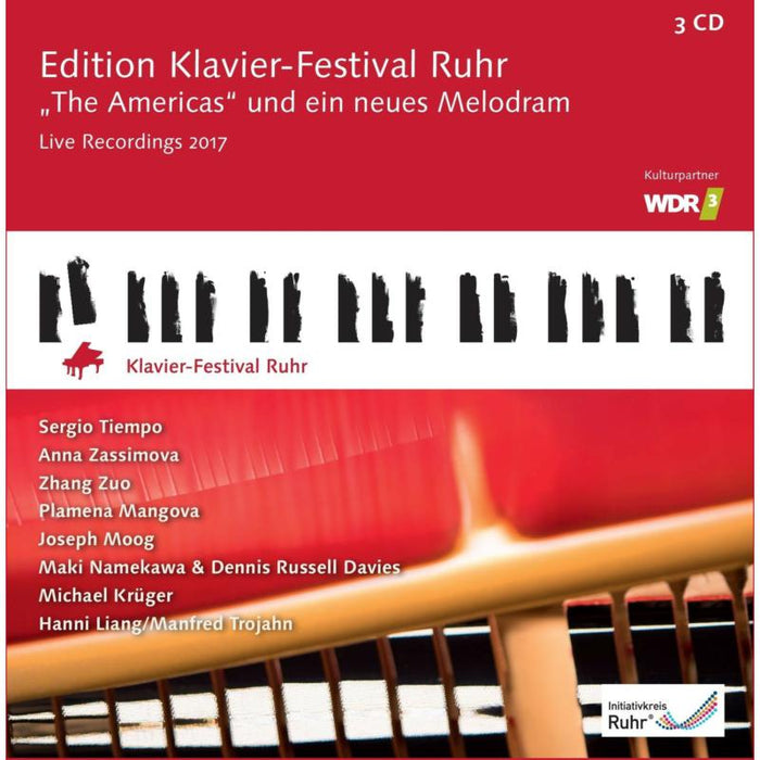 Joseph Moog, Sergio Tiempo, Anna Zassimova, Plamena Mangova, Zhang Zuo & Hanni Liang - Edition Klavier - Festival Ruhr Vol. 36 "The Americas" und ein neues Melodram - AVI8553459