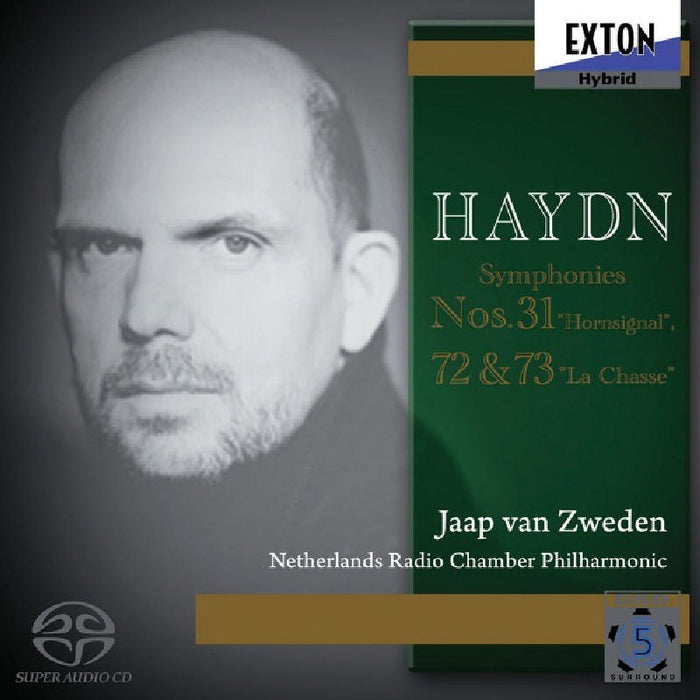 Jaap Van Zweden - Haydn: Symphonies Nos. 31, 72 & 73 - OVCL376