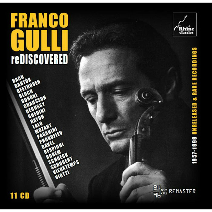 Franco Gulli - Franco Gulli Rediscovered - 1957-1999 Unreleased & Rare Recordings - RH005