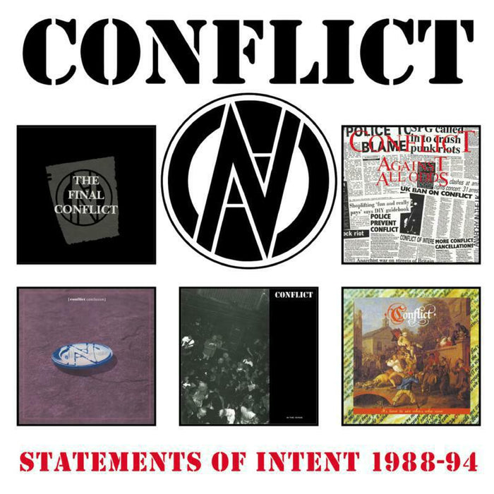 Conflict - Statements Of Intent 1988-94 (5CD) - MORTBX15