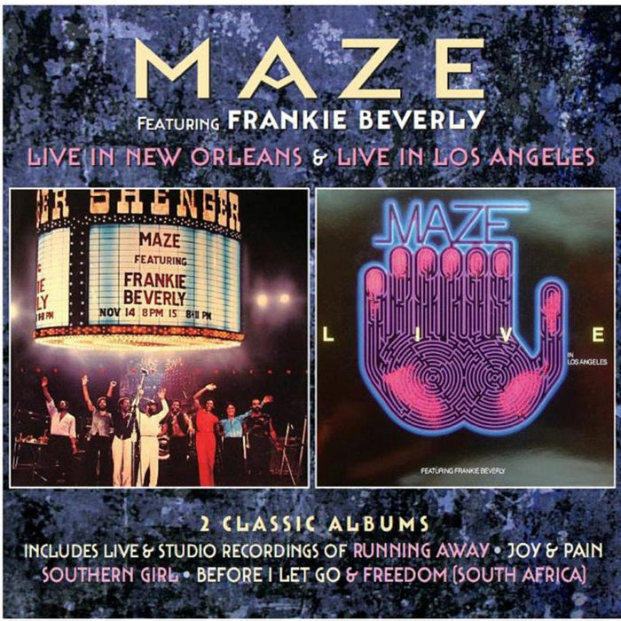 Maze (Featuring Frankie Beverly) - Live In New Orleans / Live In Los Angeles - ROBIN7CDD