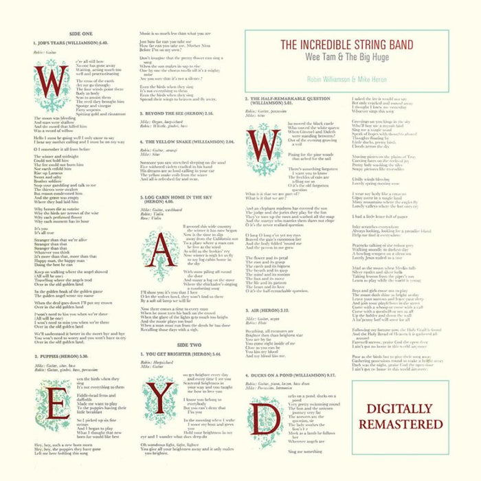 Incredible String Band: Wee Tam & The Big Huge