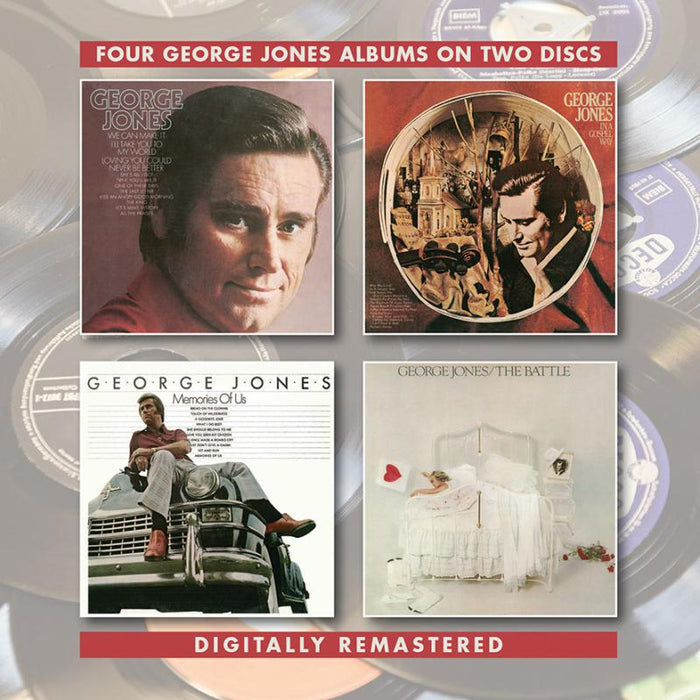 George Jones: George Jones/In A Gospel Way/Memories Of Us/The Battle