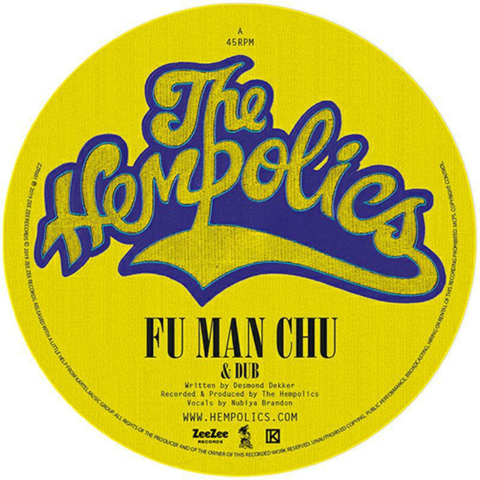 The Hempolics - Fu Man Chu/Wild Is The Wind (RSD 2019) - ZZR001