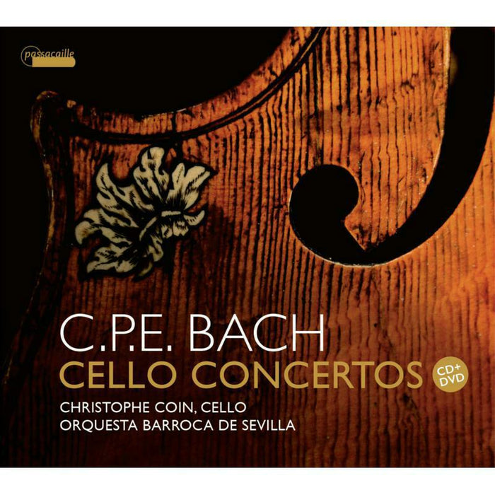Christophe Coin; Orquesta Barroca De Sevilla - C.P.E. Bach: Cello Concertos - PAS1043