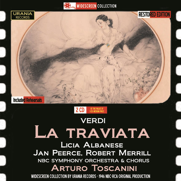 Licia Albanese,  Jan Peerce, Robert Merrill, NBC Symphony Orchestra & Arturo Toscanini - Toscanini conducts La Traviata - WS121216