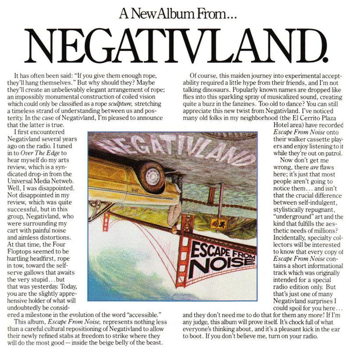 Negativland - Escape From Noise - SST133CD