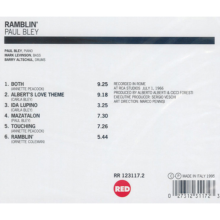 Paul Bley - Ramblin' - RR1231172