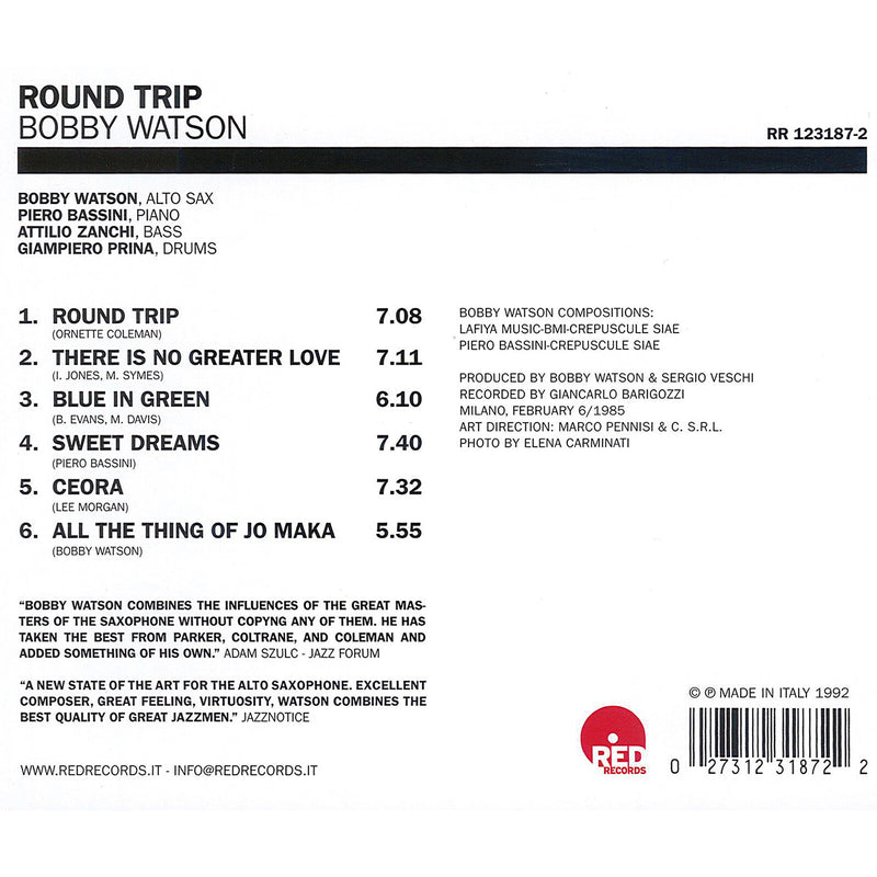 Bobby Watson - Round Trip - RR1231872