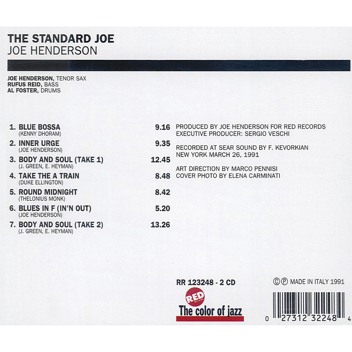 Joe Henderson - The Standard Joe - RR1232482