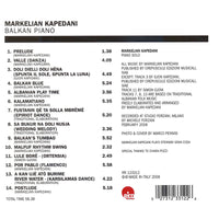 Markelian Kapedani - Balkan Piano - RR1233122