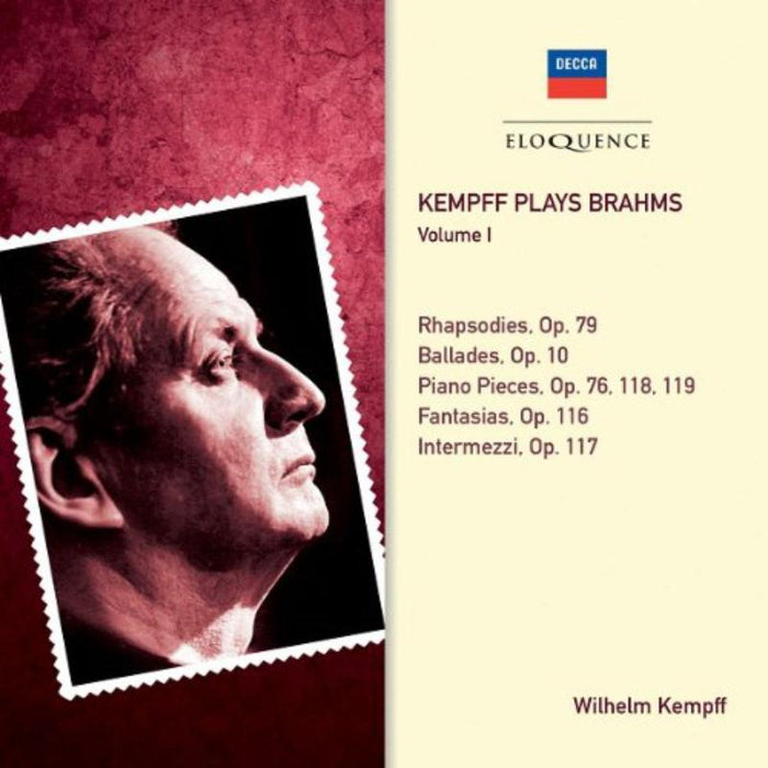 Kempff Plays Brahms 2