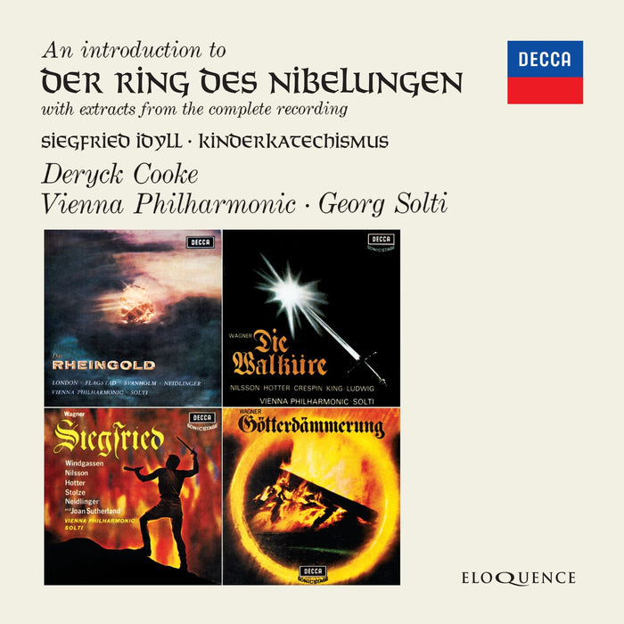 Deryck Cooke, Georg Solti; Vienna Philharmonic - Wagner: An Introduction to 'Der Ring des Nibelungen' - ELQ4846918