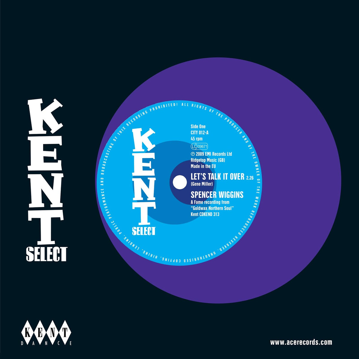 Spencer Wiggins - Let's Talk It Over/Love Attack - CITY012