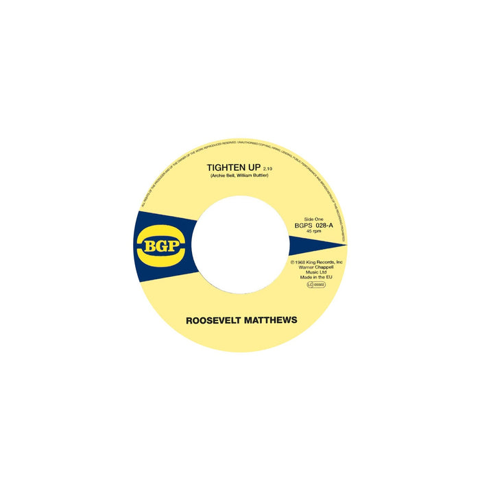 Roosevelt Matthews / Marie Queenie Lyons - Tighten Up / See And Don't See - BGPS028