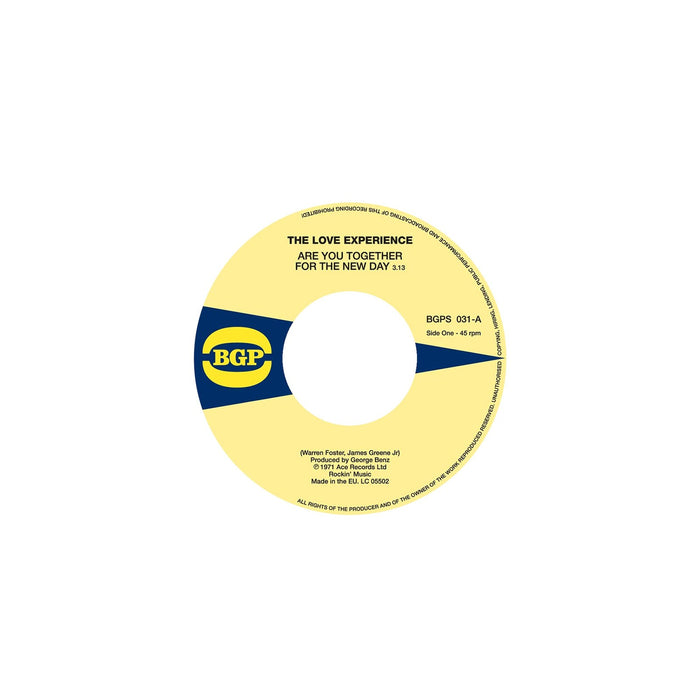 The Love Experience / 87th Off Broadway - Are You Together For The New Day? / Moving Woman - BGPS031
