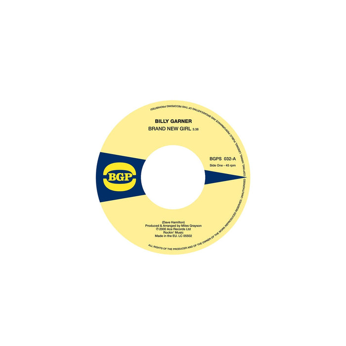 Billy Garner - Brand New Girl / I Got Some Pt 1 - BGPS032