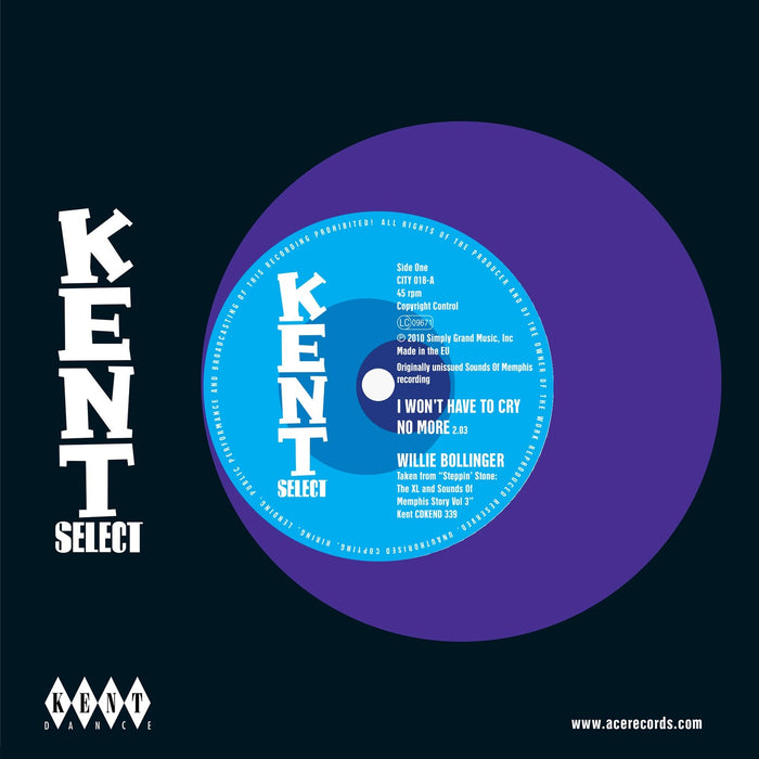 Willie Bollinger / Willie Walker - I Won't Have To Cry No More / Run Around - CITY018