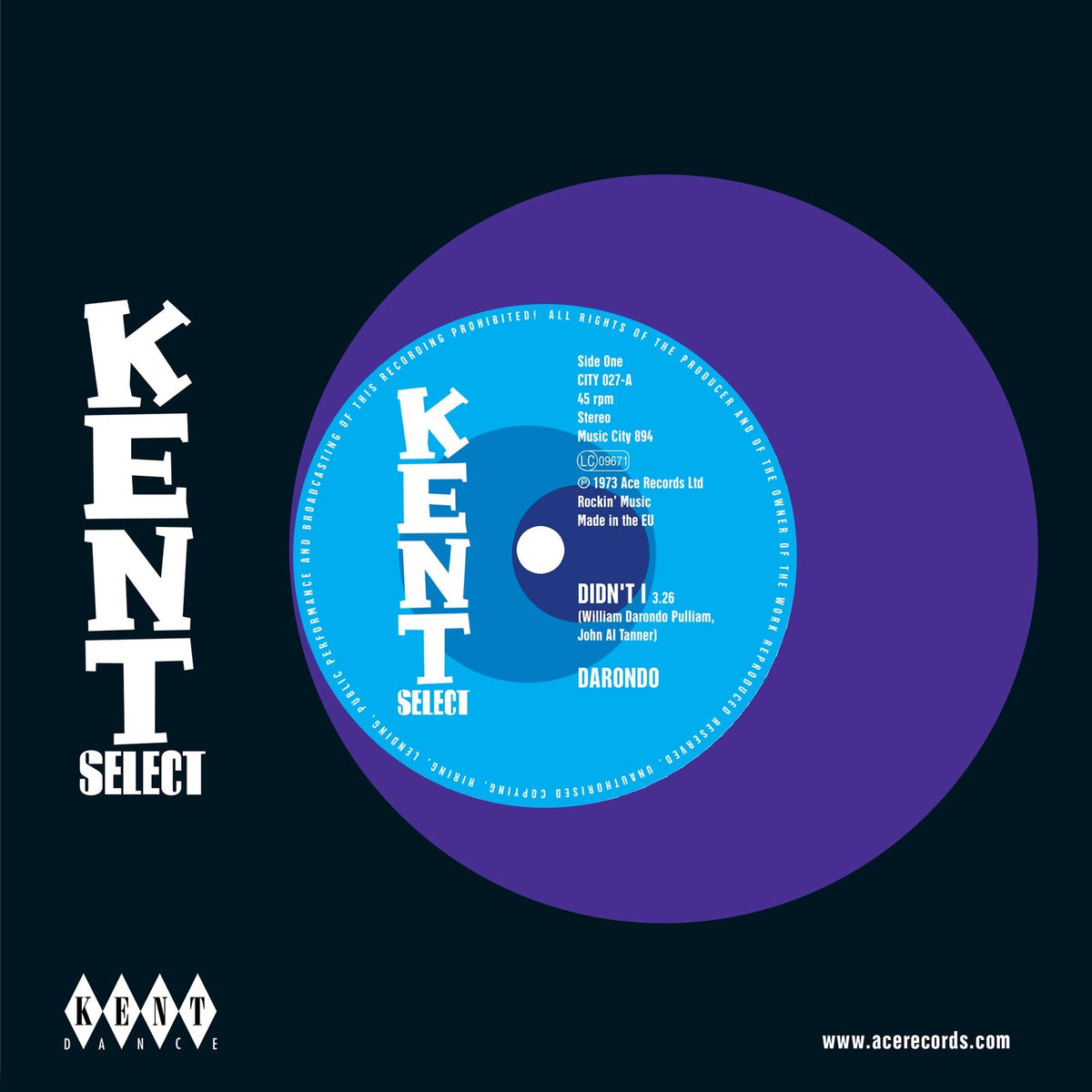 Darondo - Didn't I / Saving My Love - CITY027