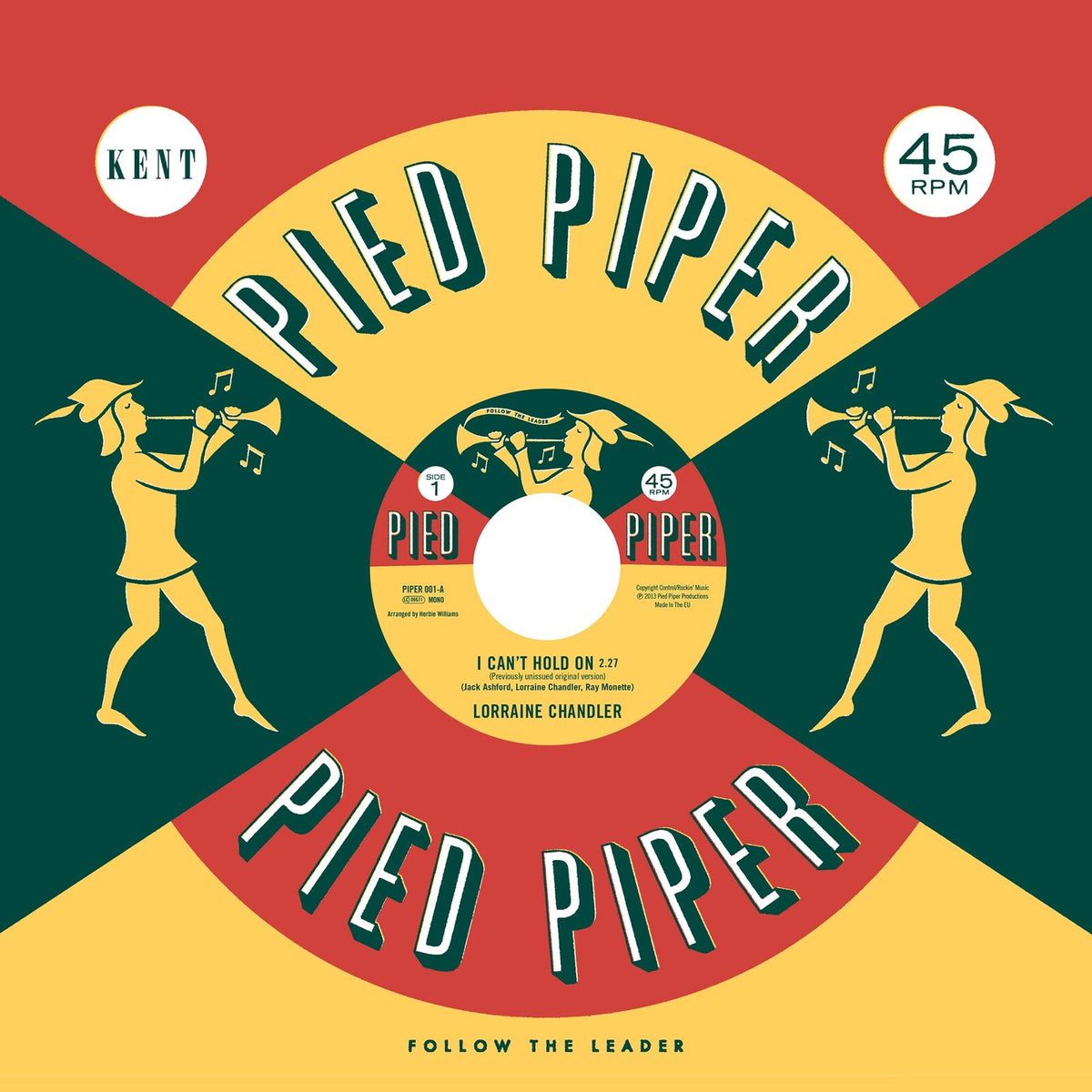 Various Artists - I Can't Hold On / I'm Not Built That Way - PIPER001