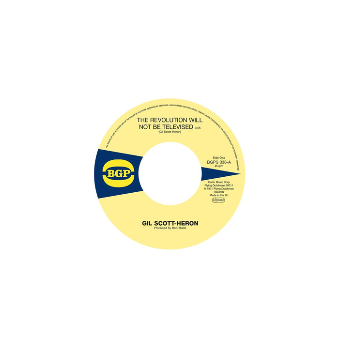Gil Scott-Heron - The Revolution Will Not Be Televised / Home Is Where The Hatred Is - BGPS038
