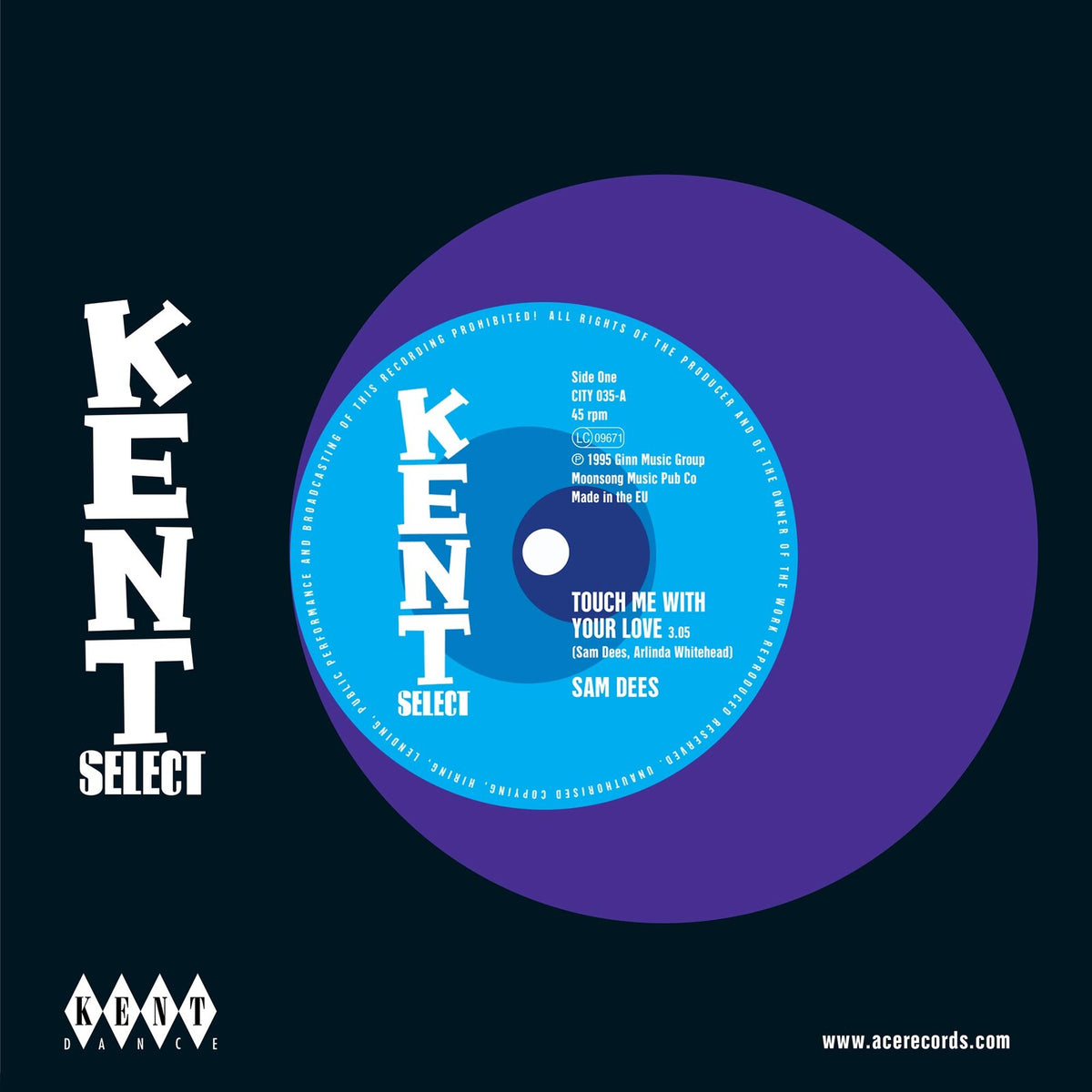 Sam Dees - Touch Me With Your Love / Run To Me - CITY035