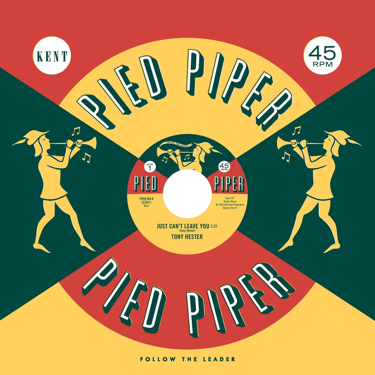 Tony Hester/Freddy Butler - Just Can't Leave You/Give Me Lots Of Lovin' - PIPER004