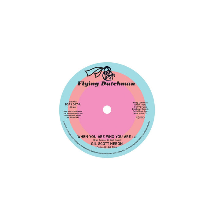 Gil Scott-Heron - When You Are Who You Are / Free Will (Alt Take 1) - BGPS047