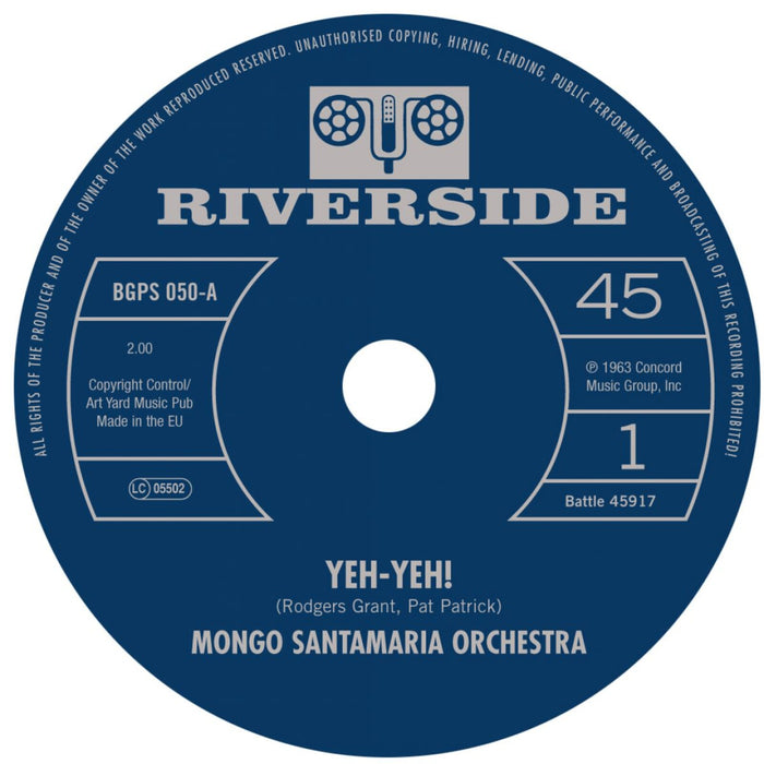Mongo Santamaria Orchestra - Yeh Yeh / Get The Money - BGPS050