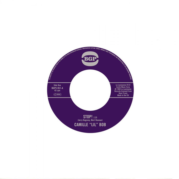 Camille Lil Bob - Stop / Brother Brown - BGPS051