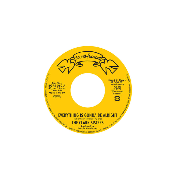 The Clark Sisters - Everything Is Gonna Be Alright / You Brought The Sunshine (Edit) - BGPS060