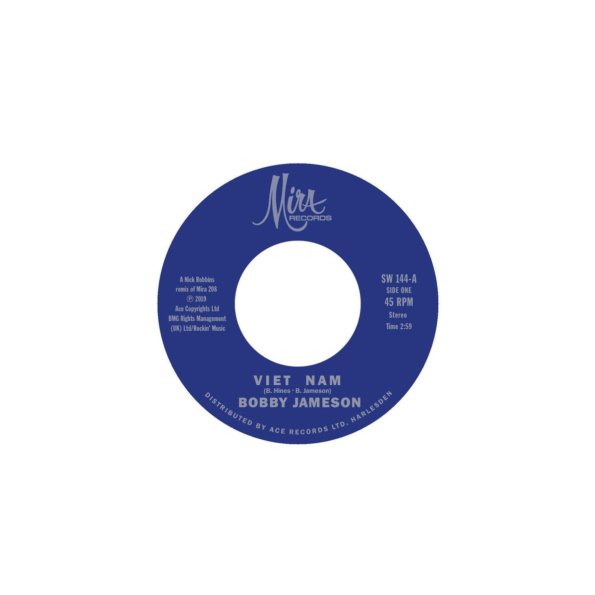 Bobby Jameson - Viet Nam/Viet Nam (Instrumental) - SW144