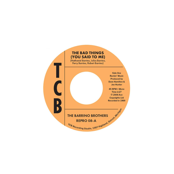 The Barrino Brothers - The Bad Things (You Said To Me) / Just A Mistake - REPRO08