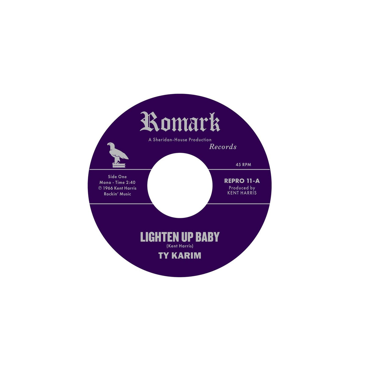 Ty Karim - Lighten Up Baby / All At Once - REPRO11