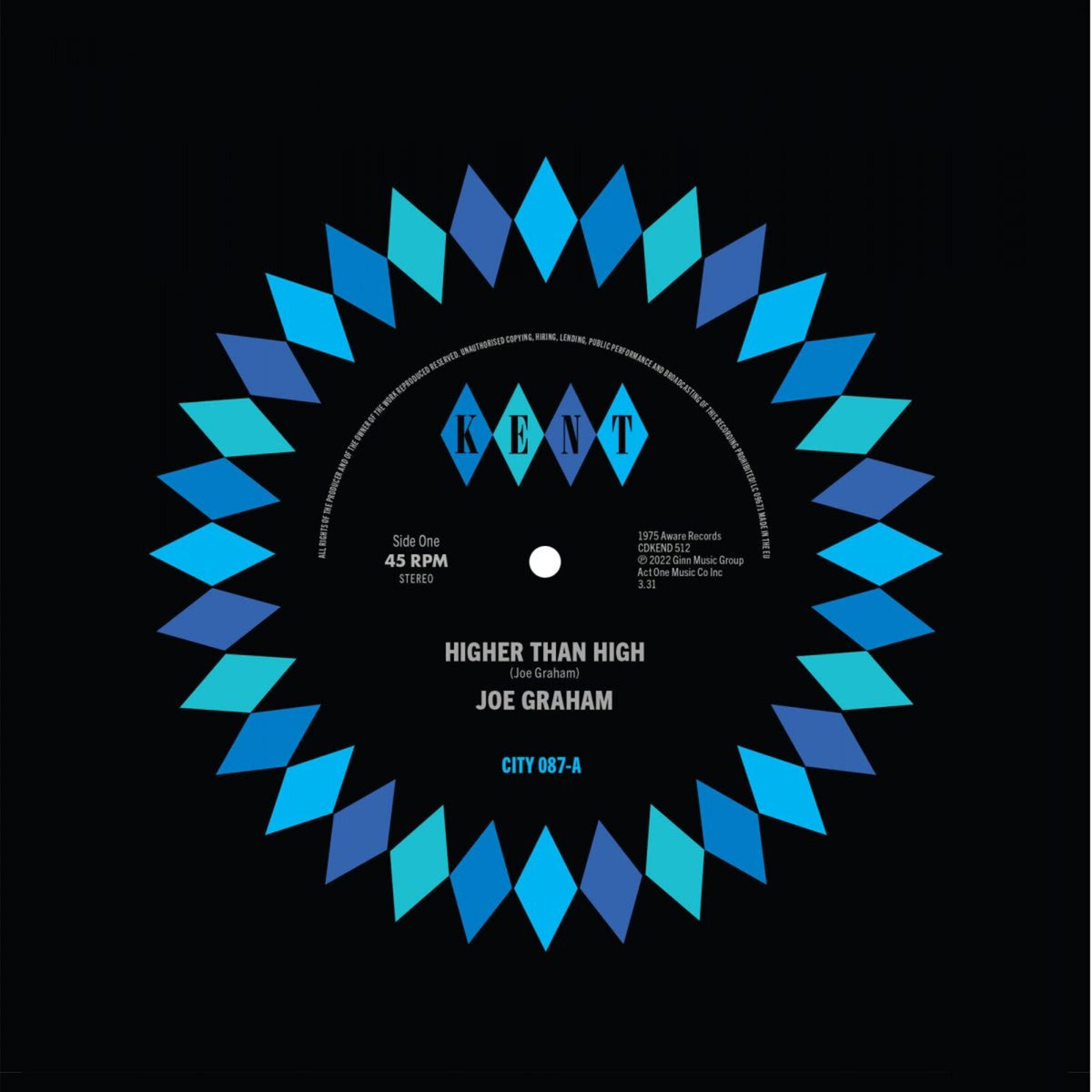Joe Graham / John Edwards - Higher Than High / It's Got To Be The Real Thing - CITY087