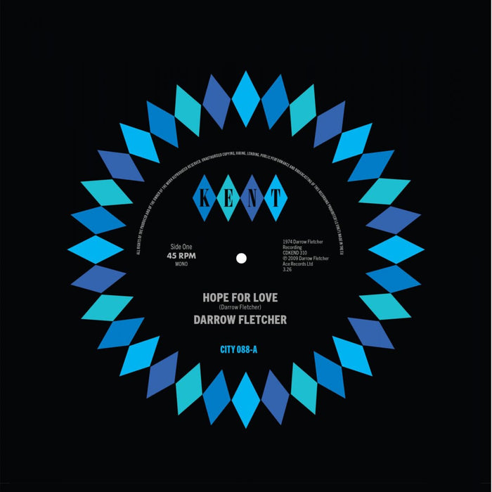 Darrow Fletcher - Hope For Love / No Limit - CITY088