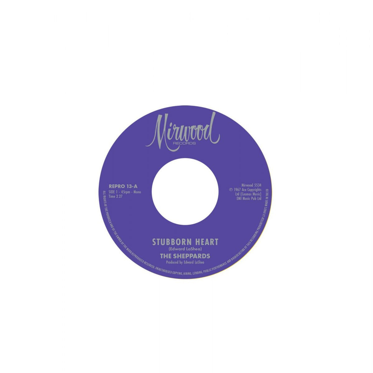 The Sheppards - Stubborn Heart / How Do You Like It - REPRO13