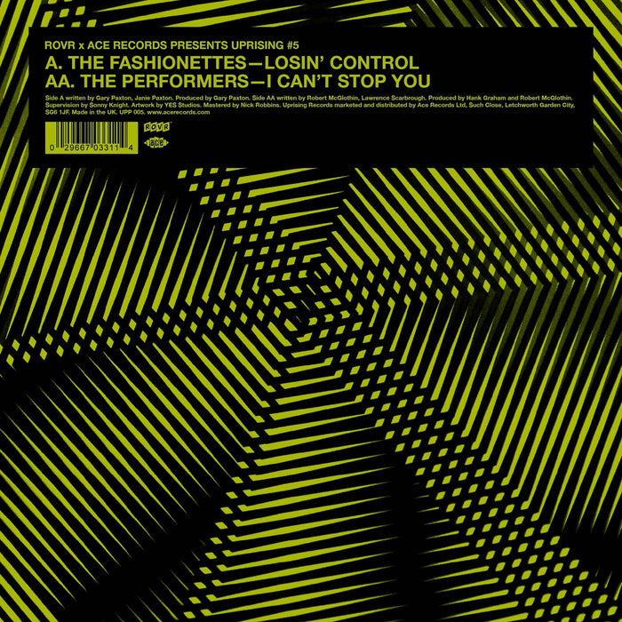 The Fashionettes / The Performers - Losin Control / I Can't Stop You - UPP005