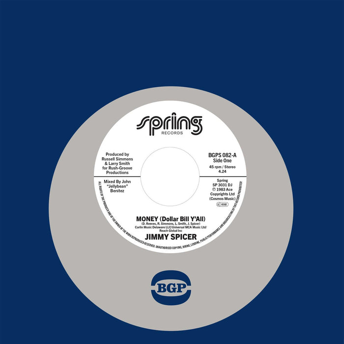 Jimmy Spicer - Dollar Bill Y'All / Instrumental - BGPS082