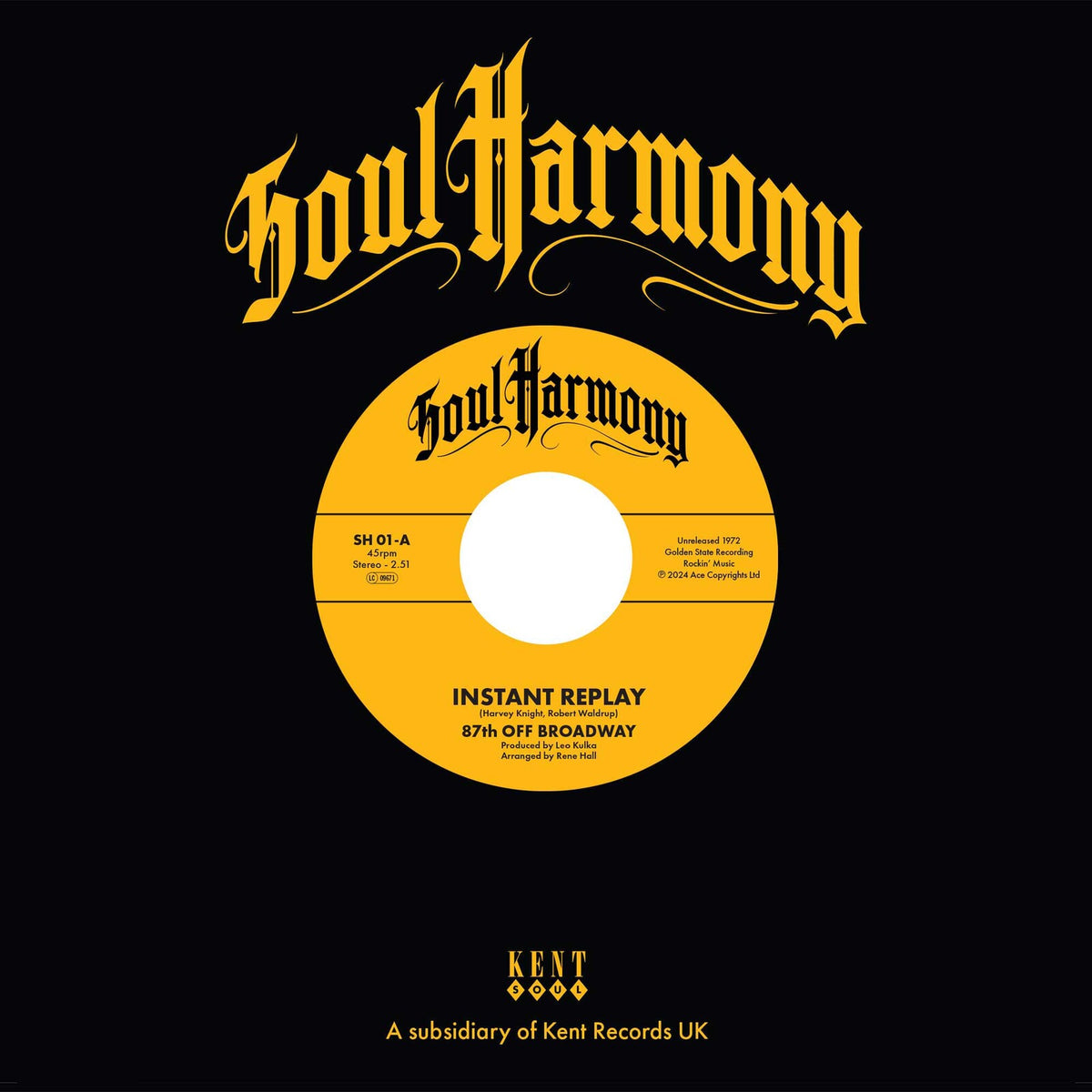 87th & Broadway / Larry Sanders - Instant Replay / I'm In Love - SH01