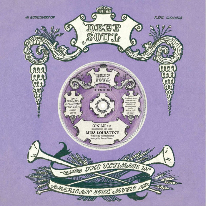 Miss Louistine / Sam Dees - Con Me / Con Me - DEEPSOUL18