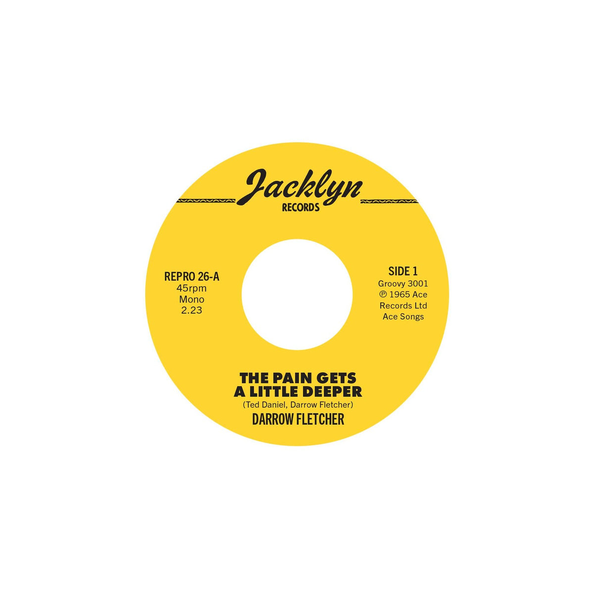 Darrow Fletcher - The Pain Gets A Little Deeper / My Judgement Day - REPRO26
