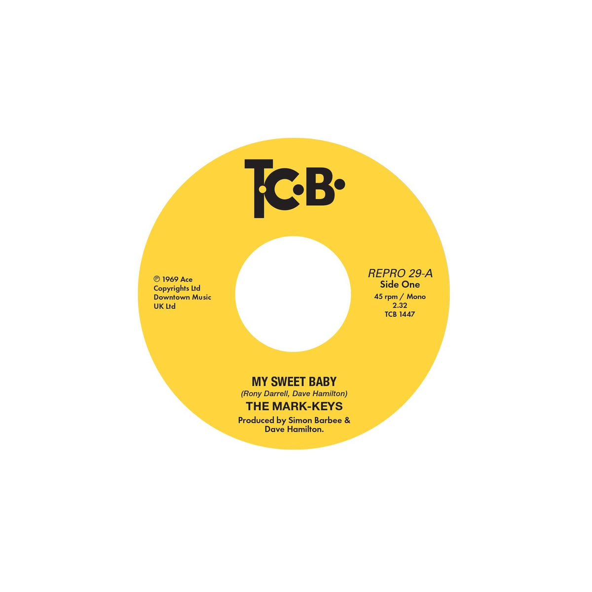 The Mark-Keys - My Sweet Baby / Heavenly Thing - REPRO29
