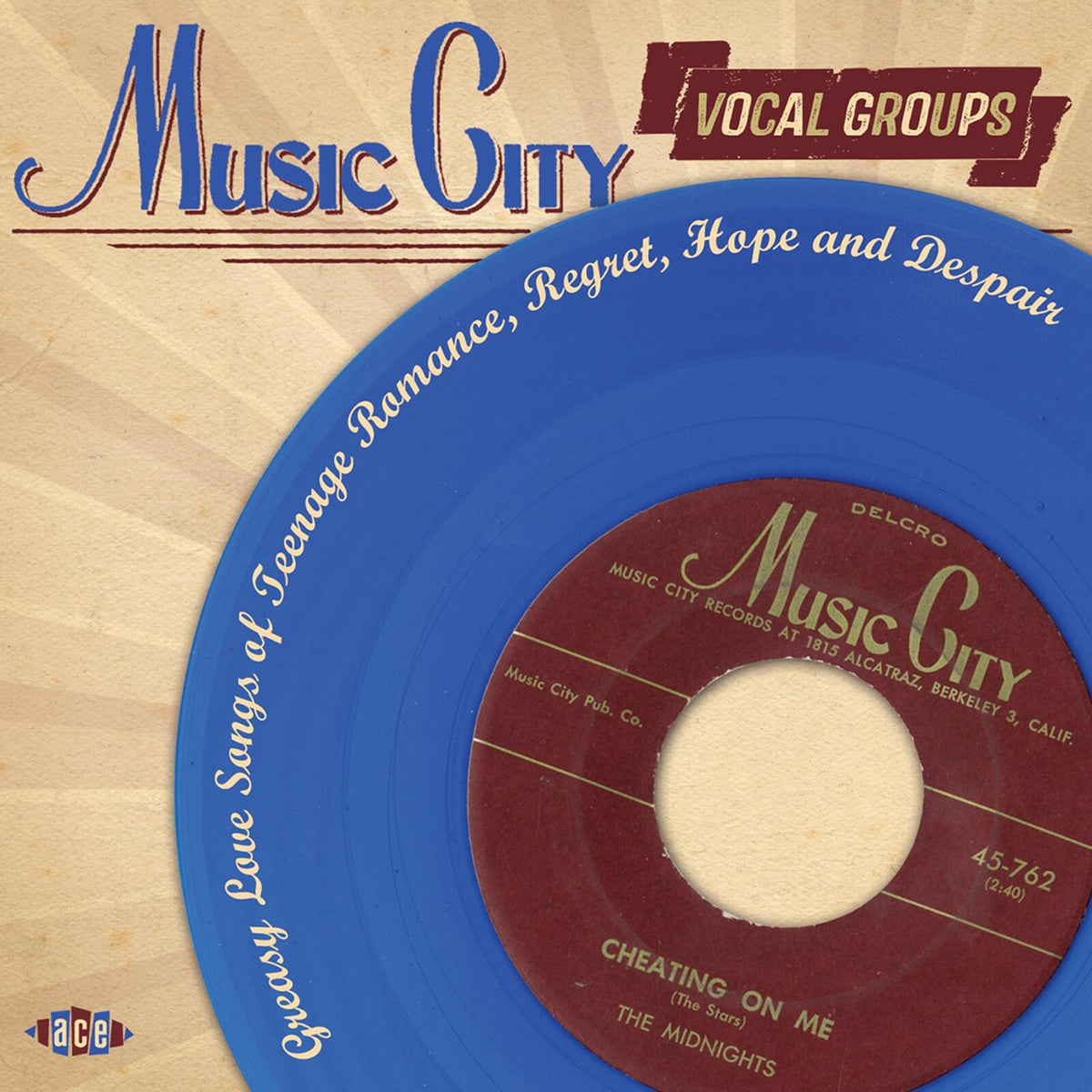 Various Artists - Music City Vocal Groups: Greasy Love Songs Of Teenage Romance, Regret, Hope And  Despair - CDTOP21385