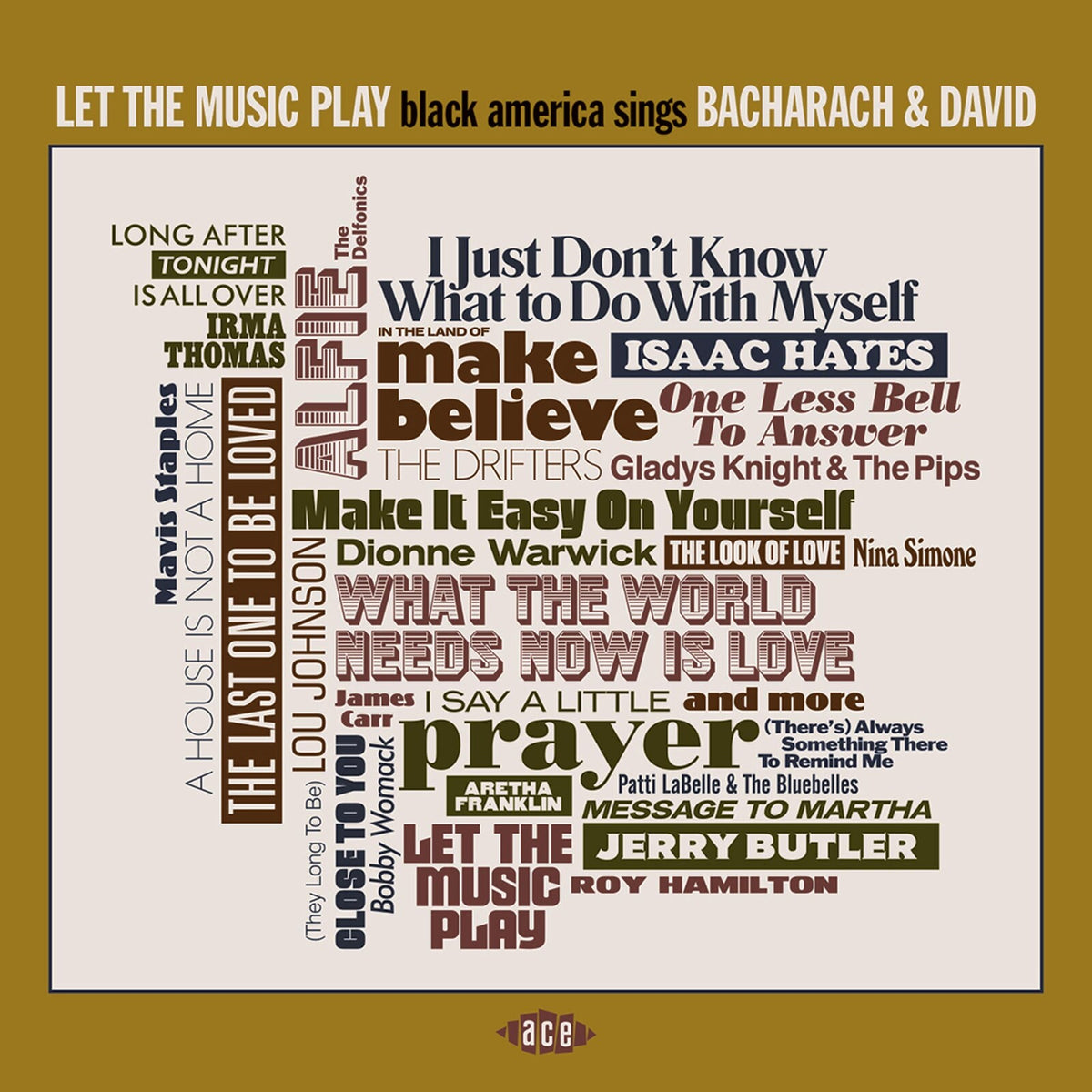 Various Artists - Let The Music Play: Black America Sings Bacharach & David - CDCHD1398