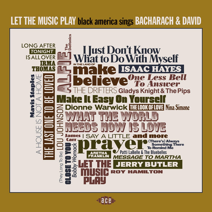 Various Artists - Let The Music Play: Black America Sings Bacharach & David - CDCHD1398